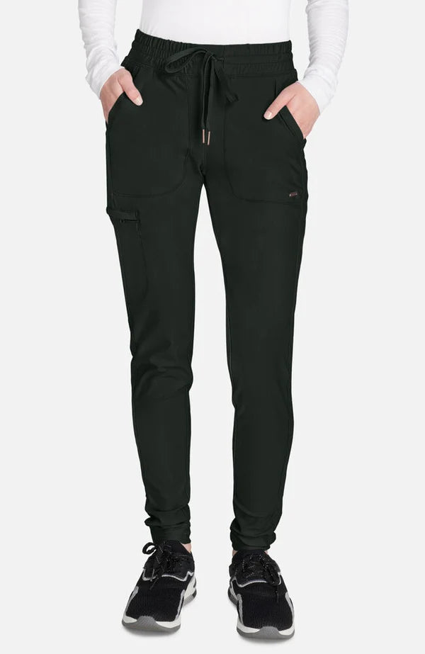 Cherokee Medical FORM Women's Mid Rise Tapered Leg Drawstring Scrub Pant - Petite