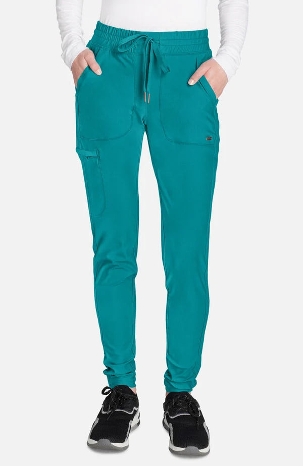 Cherokee Medical FORM Women's Mid Rise Tapered Leg Drawstring Scrub Pant - Petite