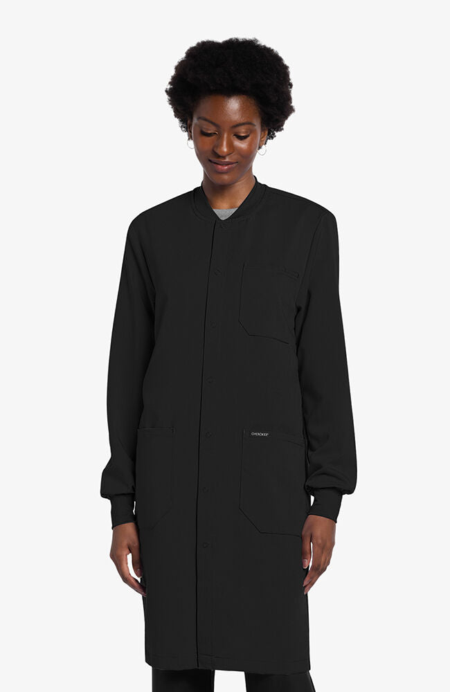Cherokee Medical PROJECT LAB Unisex 40" Snap Front Lab Coat