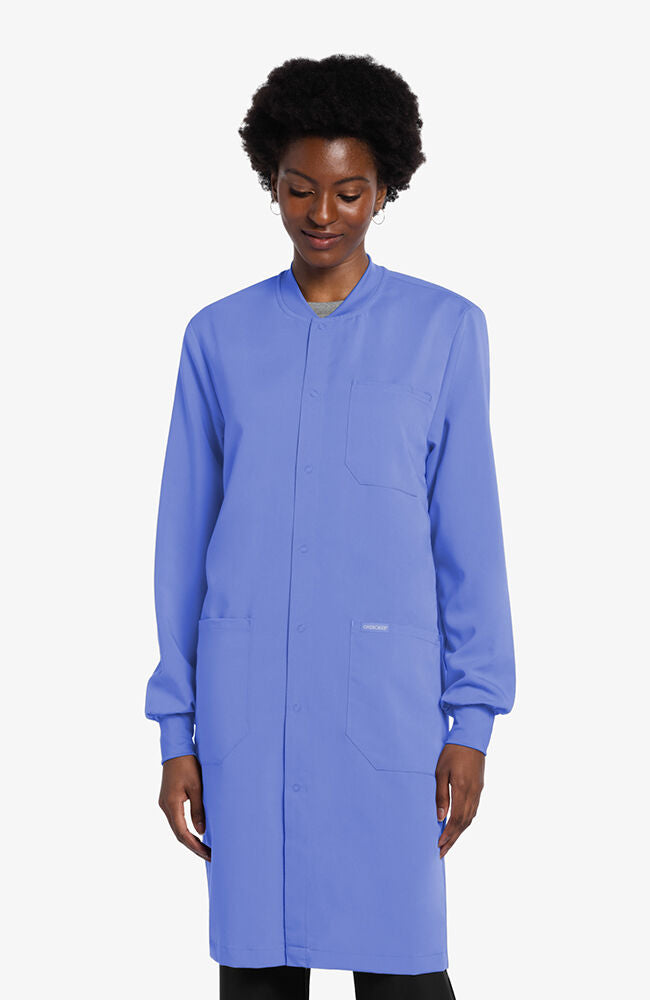 Cherokee Medical PROJECT LAB Unisex 40" Snap Front Lab Coat