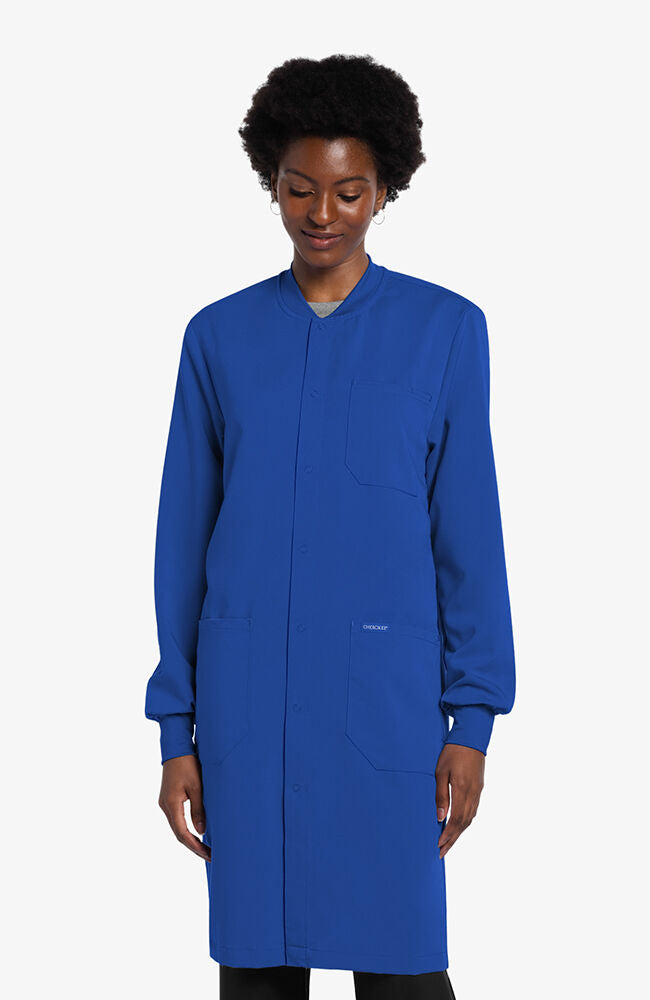 Cherokee Medical PROJECT LAB Unisex 40" Snap Front Lab Coat