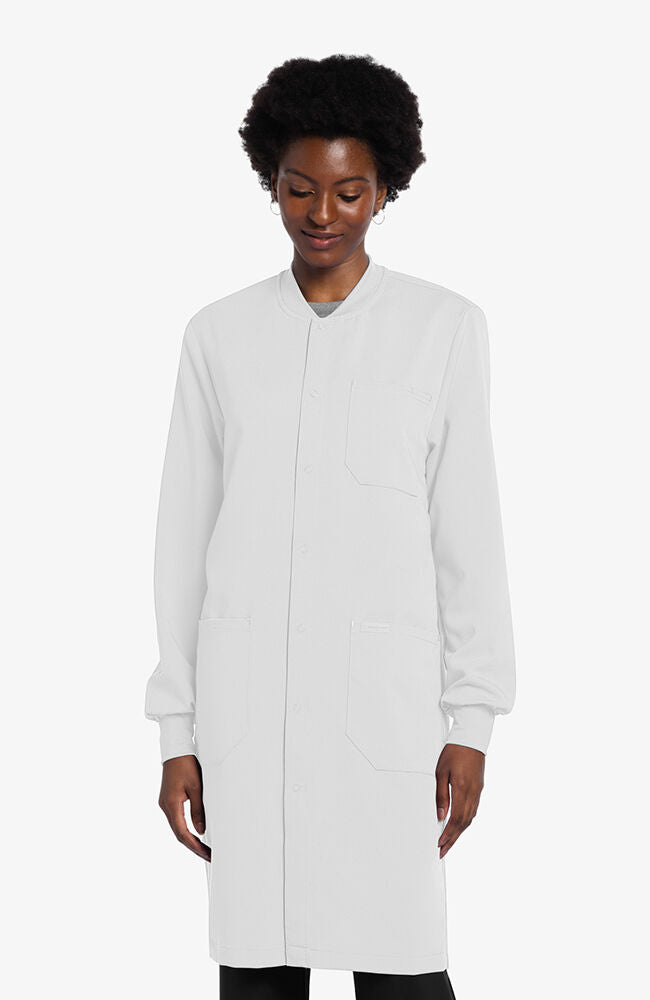 Cherokee Medical PROJECT LAB Unisex 40" Snap Front Lab Coat