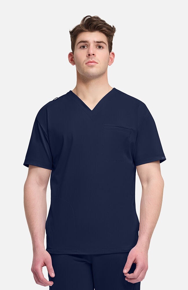 Cherokee Medical ACHIEVE Men's 3-Pocket Relaxed V-Neck Scrub Top