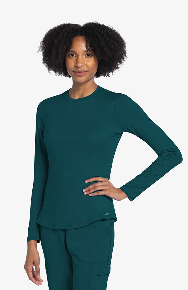 Cherokee Medical BASICS Women's Long Sleeve Underscrub Knit Tee