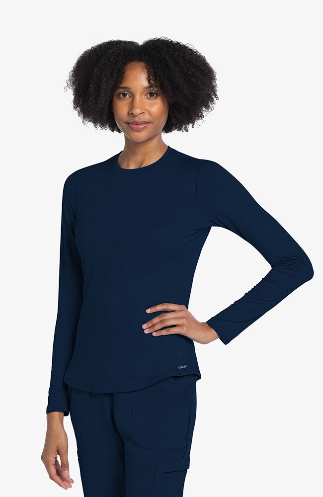Cherokee Medical BASICS Women's Long Sleeve Underscrub Knit Tee