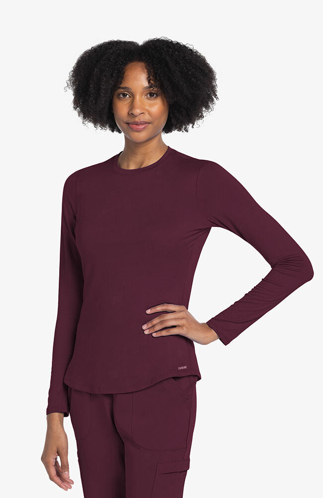 Cherokee Medical BASICS Women's Long Sleeve Underscrub Knit Tee