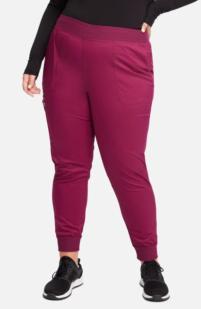 Cherokee Medical Women's Mid Rise Jogger Scrub Pant - Petite