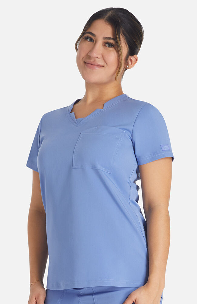 Balance by Dickies Women's Notched V-Neck Scrub Top