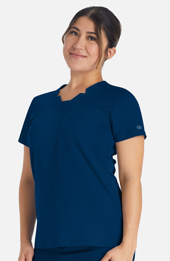 Balance by Dickies Women's Notched V-Neck Scrub Top