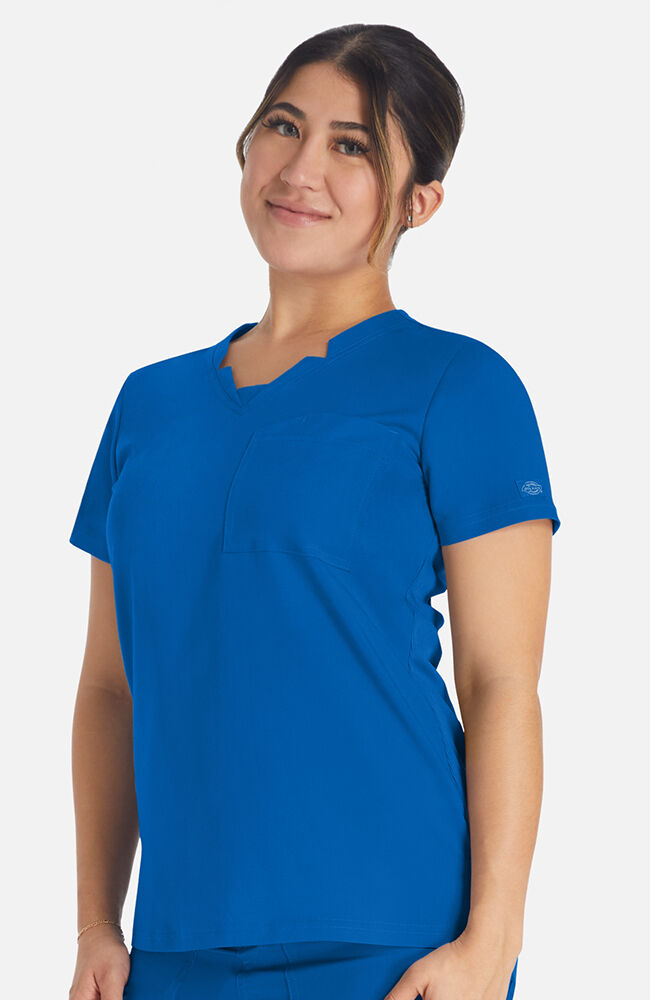 Balance by Dickies Women's Notched V-Neck Scrub Top