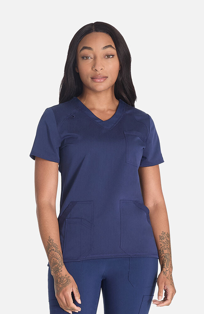 Balance by Dickies Women's V-Neck Solid Scrub Top