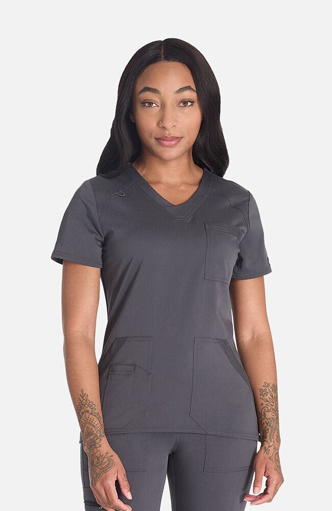 Balance by Dickies Women's V-Neck Solid Scrub Top
