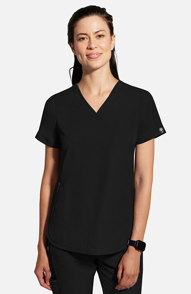 360 by Healing Hands Women's Skyler V-Neck Scrub Top