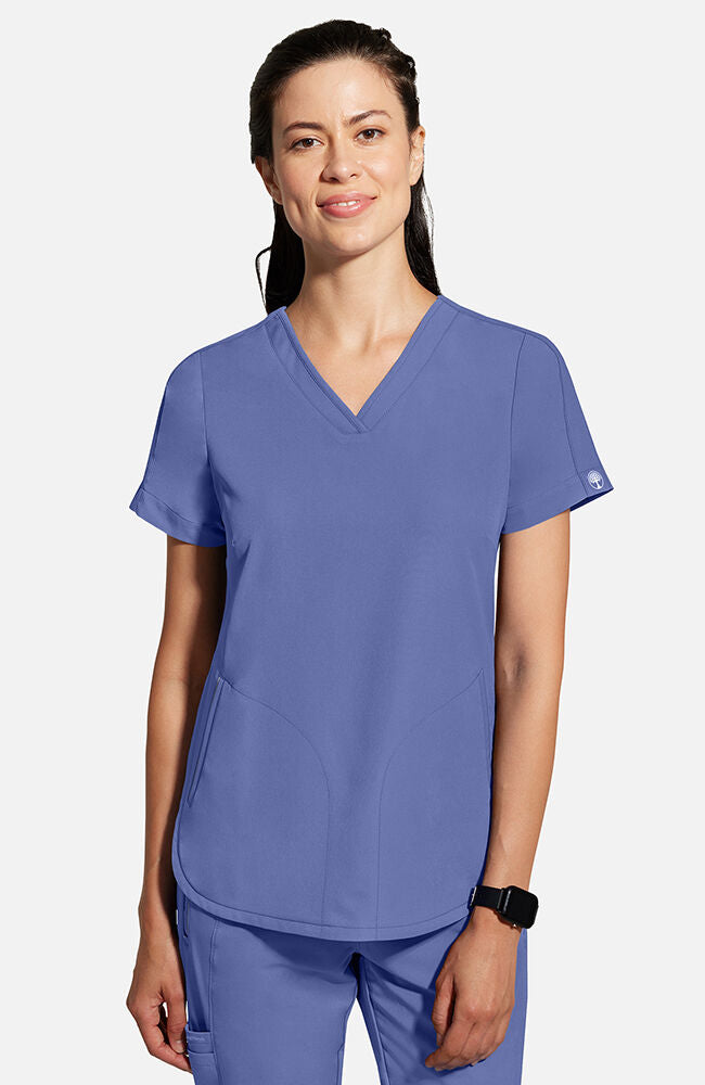360 by Healing Hands Women's Skyler V-Neck Scrub Top