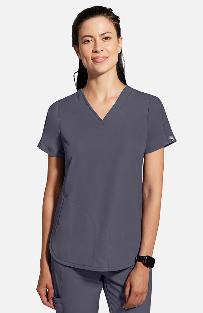 360 by Healing Hands Women's Skyler V-Neck Scrub Top