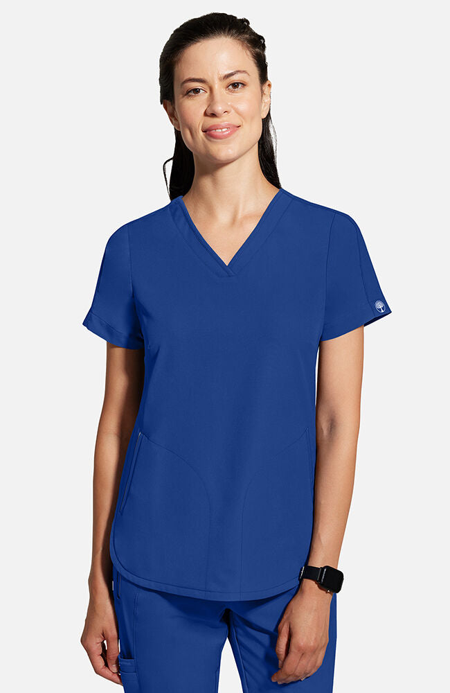360 by Healing Hands Women's Skyler V-Neck Scrub Top