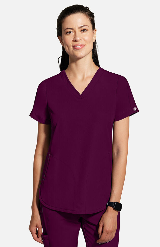 360 by Healing Hands Women's Skyler V-Neck Scrub Top