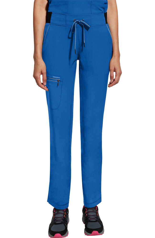 360 by Healing Hands Women's Nisha Knit Waistband Scrub Pant - Petitie