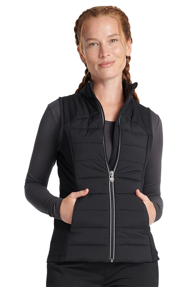 Lifestyle by Healing Hands Women's Khloe Sleeveless Scrub Jacket