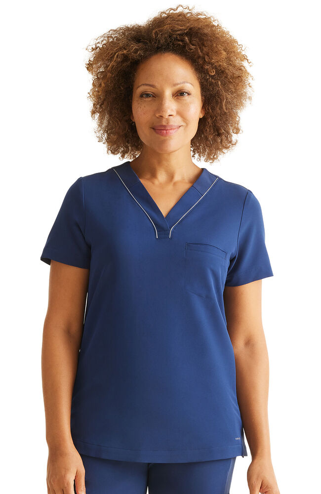 360 by Healing Hands Women's Stella Y-Neck Scrub Top