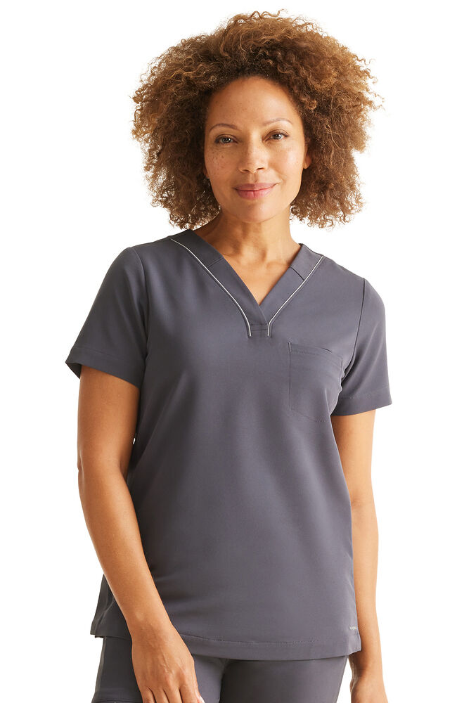 360 by Healing Hands Women's Stella Y-Neck Scrub Top