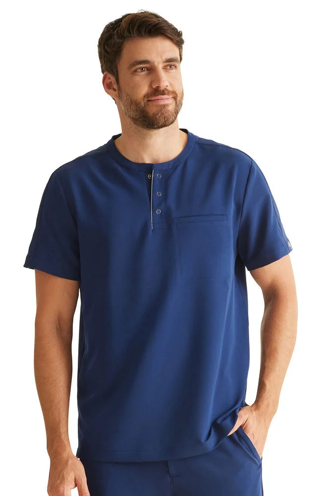 360 by Healing Hands Men's Shane Henley Scrub Top