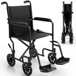 Vive Health-MOB1131BLK Core Transport Wheelchair - Black (1 EA)