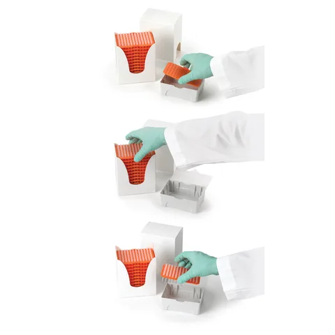 Marketlab-20066 Non-Sterile, Reloading Stack Pipette Tips 96 Tips/Rack • 100-1250µL • 84mm, 480/pk