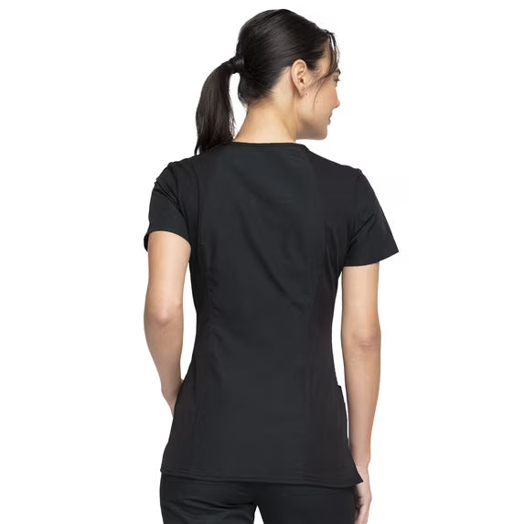 Cherokee Medical WW Originals Women's Knit V-Neck Solid Scrub Top
