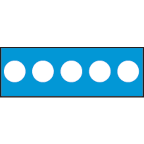 Sharn/Marketlab Sheet Tape, White Dots