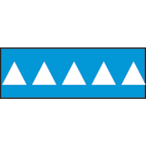 Sharn/Marketlab Sheet Tape, White Triangles | Medical Instrument ...