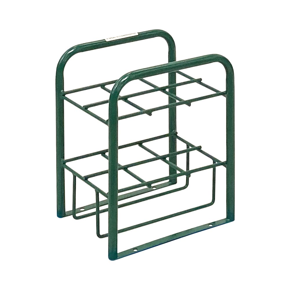 Mada Medical- 2039-Green painted stand for 6 Jumbo D cylinders 1/Ea