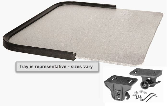 Therafin Tray, Grey, 18W X 16D W/ No BC