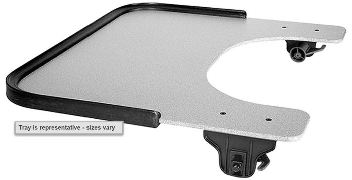 Therafin Tray, Grey, 18W x 16D w/ 8.5x5 BC