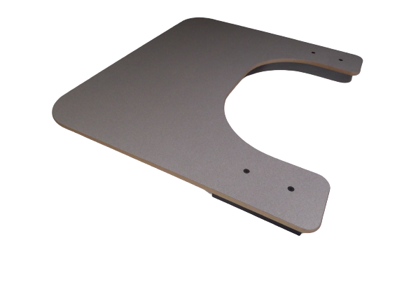 Therafin Tray, Grey, 18W x 16D w/ 9x6 BC