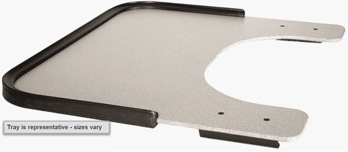 Therafin Tray, Grey, 18W x 16D w/ 9x6 BC