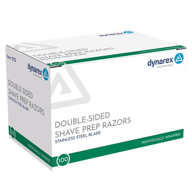 Dynarex-2135 Double Sided Shave Prep Razors (100/Box 5Box/CS)