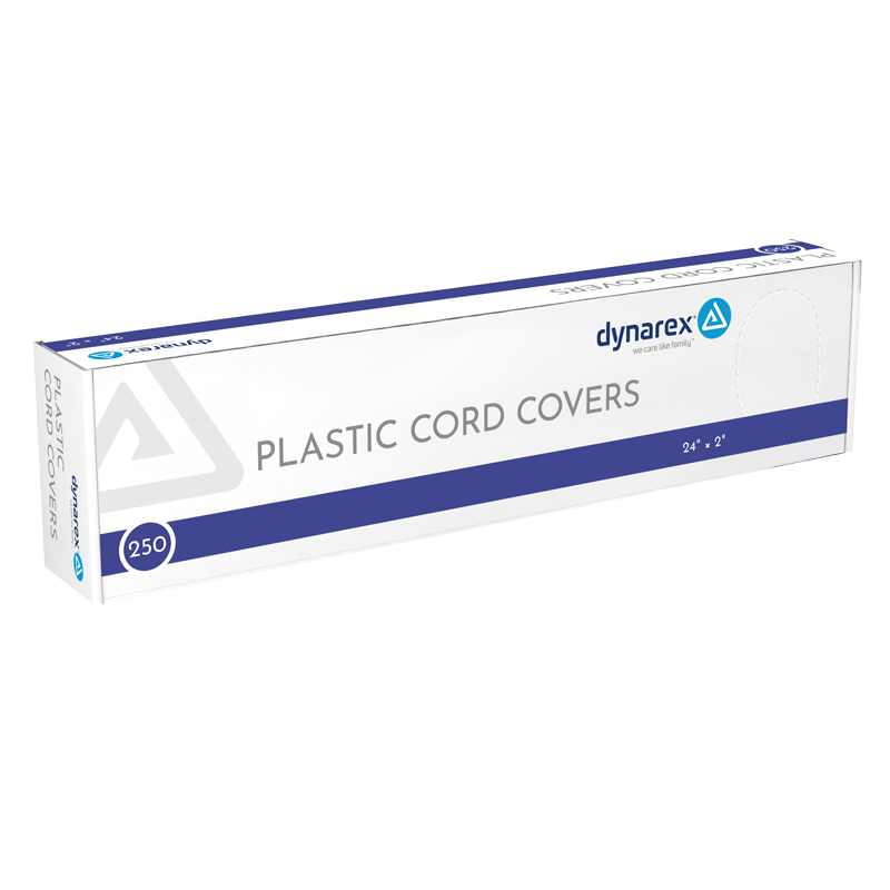 Dynarex-2161 Plastic Cord Covers 24" x 2" (250 Pcs/Box 12Box/CS)