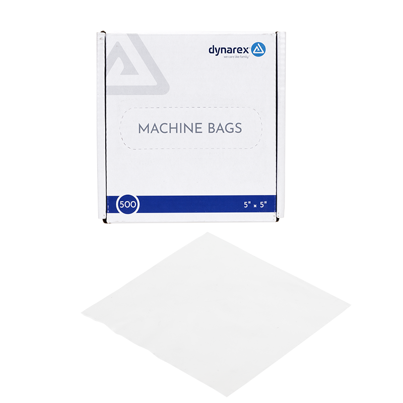 Dynarex-2162 Machine Bag 5" x 5" (16/500/cs)