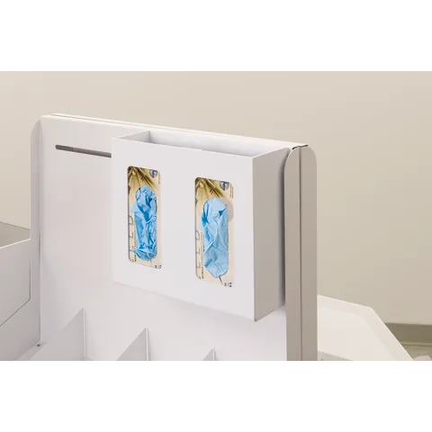 Marketlab-21717 Top-Loading Double Glove-Box Holder • 11.75"W x 4"D x 10"H (1/ea)