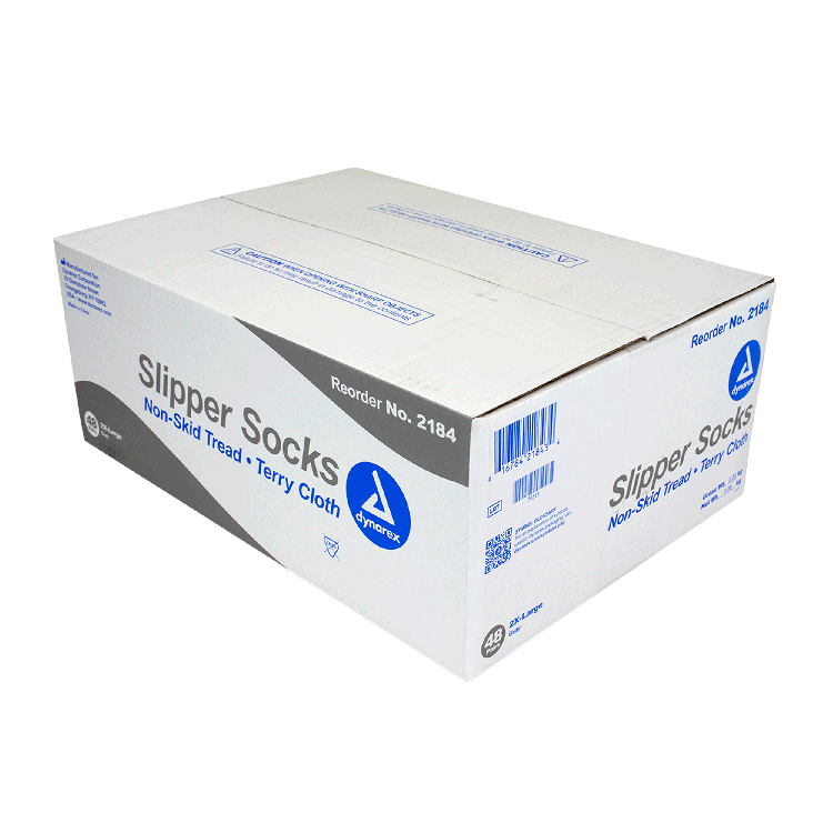 Dynarex Single-Sided Slipper Socks