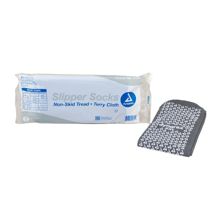 Dynarex Single-Sided Slipper Socks