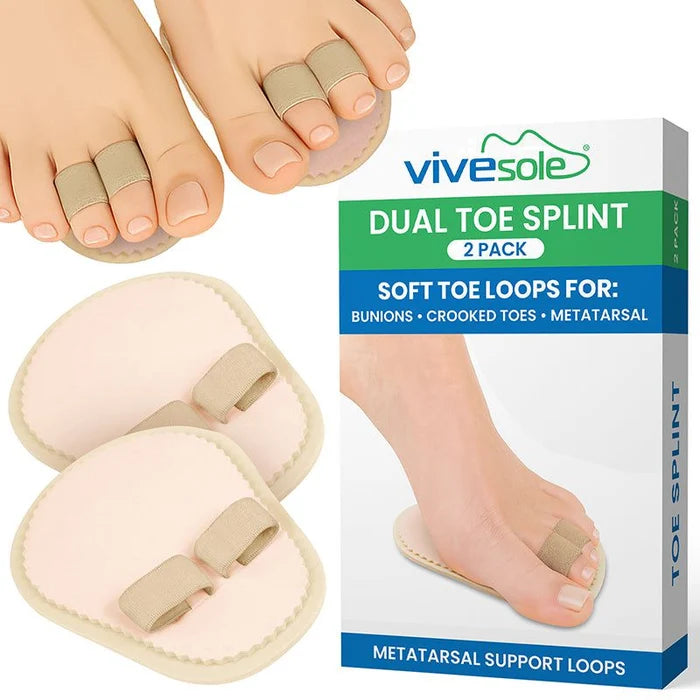 Vive Health-INS1028DBL Double Toe Splint 2-pack