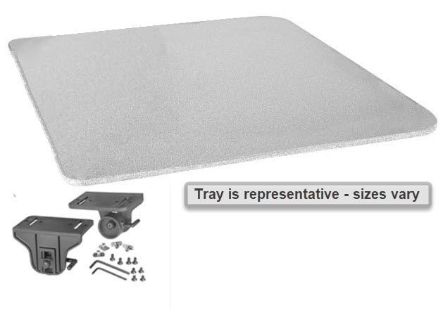 Therafin Tray, Grey, 20W x 18D w/ No BC