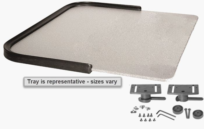 Therafin Tray, Grey, 20W x 18D w/ No BC