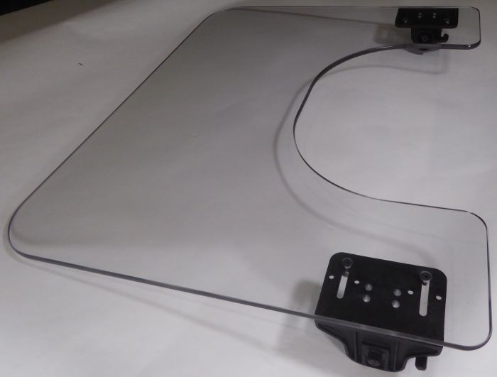 Therafin Tray, Clear, 20W X 18D W/ 10X7 Bc