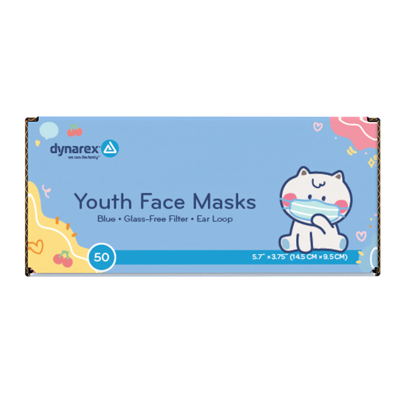 Dynarex Youth Face Mask w/ Ear Loop