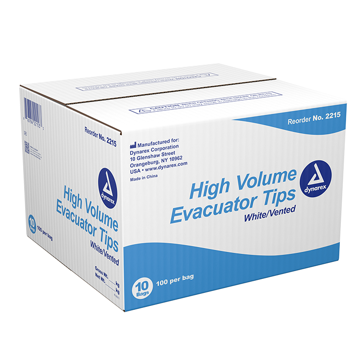Dynarex-2215 High Volume Evacuator Tips