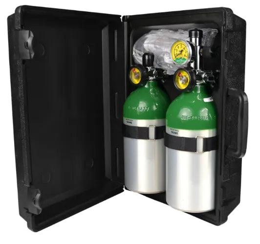 Mada Medical-1300ME Portable Oxygen Therapy Kits with Carrying Case - Oxy-Duo-Pak - 2 Styles (1 KT)
