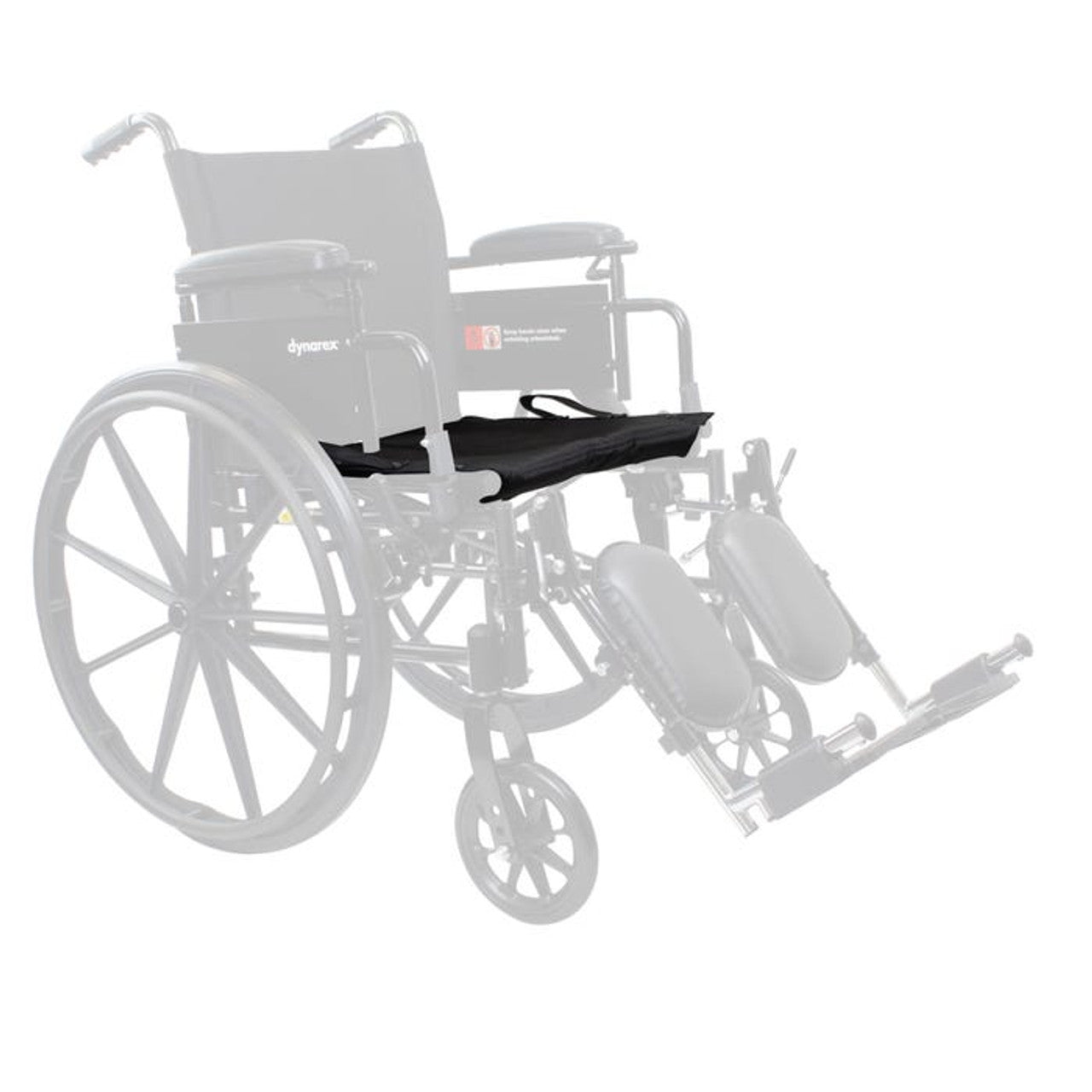 Dynarex DynaRide S7 Series Heavy Duty Wheelchair Back Upholster Black, 1
